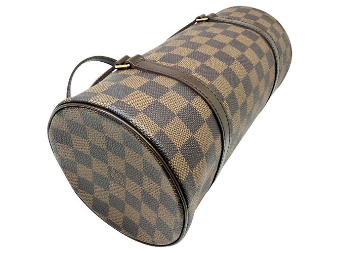 Borsa Louis Vuitton Damier Papillon 26 Marrone Damier ebene - vista 6