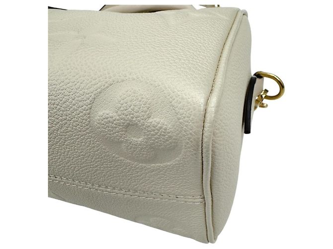 Louis Vuitton Speedy Bandoulière 25 Boston Bag Beige Crudo - vista 8