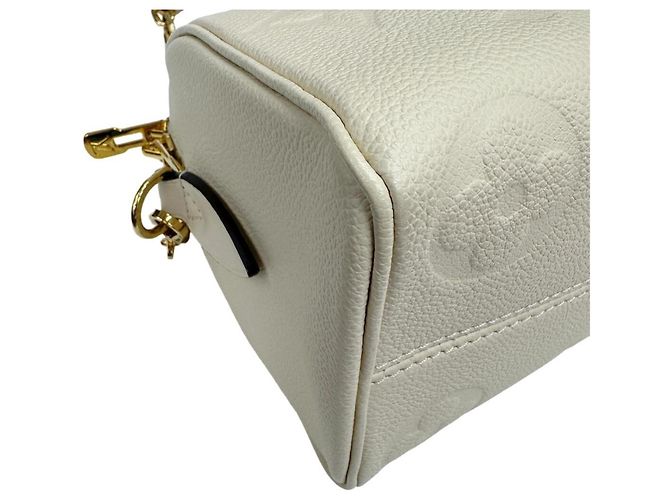 Louis Vuitton Speedy Bandoulière 25 Boston Bag Beige Crudo - vista 9