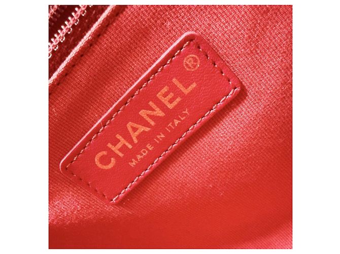 Bolso de hombro Chanel de piel de cordero con cadena Negro - vista 12