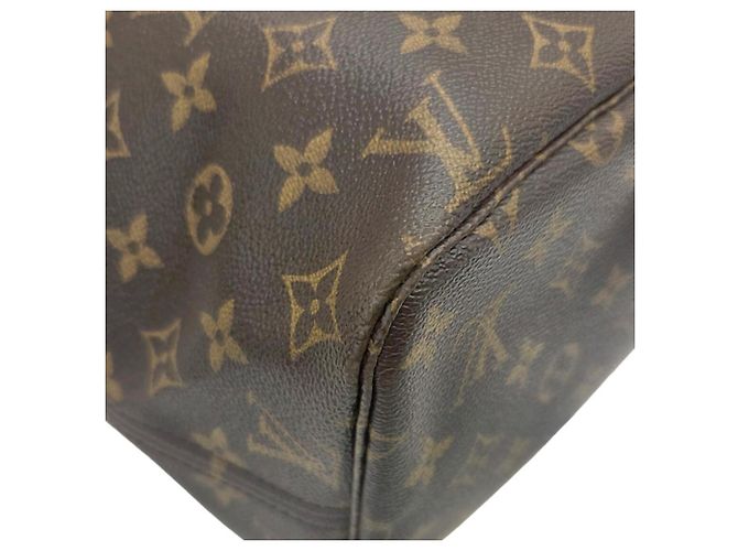 Borsa Tote Louis Vuitton Monogram Neverfull MM Marrone Rosa Monogramma - vista 7