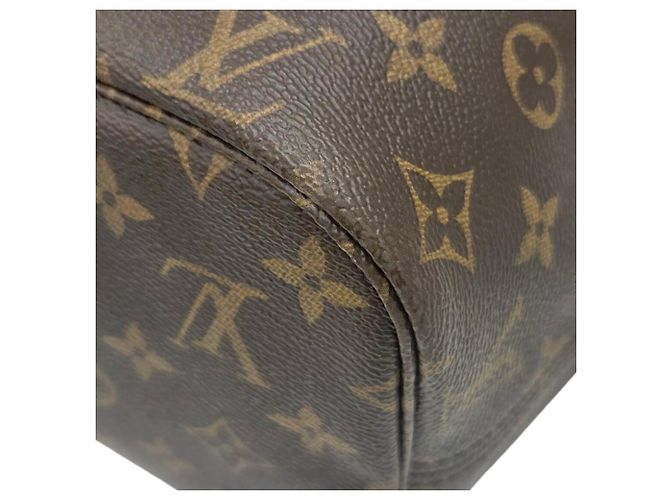 Borsa Tote Louis Vuitton Monogram Neverfull MM Marrone Rosa Monogramma - vista 8