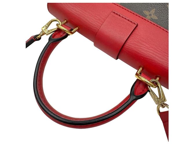 Borsa a mano Louis Vuitton Rocky BB Monogram Marrone Rosso Monogramma - vista 11