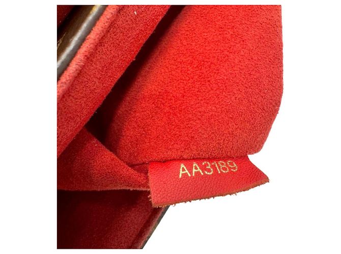Borsa a mano Louis Vuitton Rocky BB Monogram Marrone Rosso Monogramma - vista 16