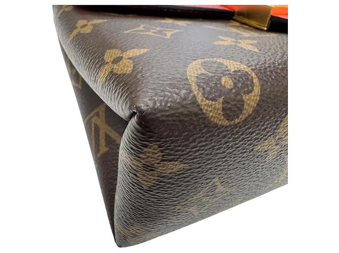 Borsa a mano Louis Vuitton Rocky BB Monogram Marrone Rosso Monogramma - vista 6