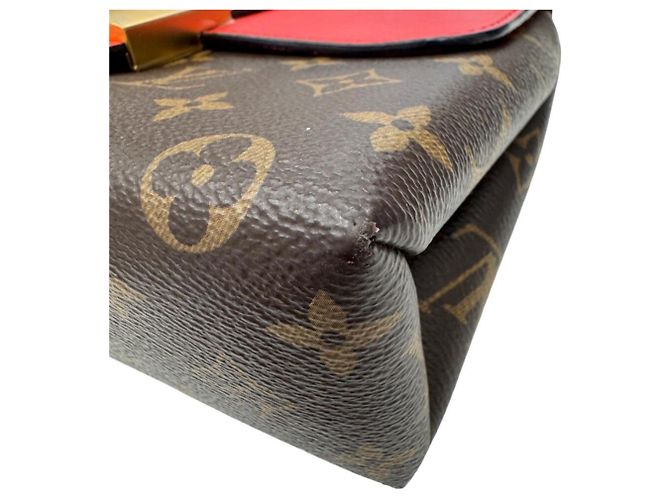 Borsa a mano Louis Vuitton Rocky BB Monogram Marrone Rosso Monogramma - vista 7