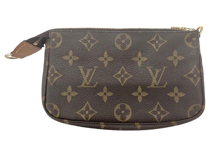 Saco Tote Louis Vuitton Monogram Bucket PM M42238 Marrom Monograma - vista 15