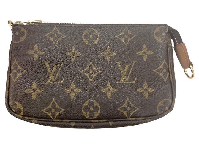 Saco Tote Louis Vuitton Monogram Bucket PM M42238 Marrom Monograma - vista 16