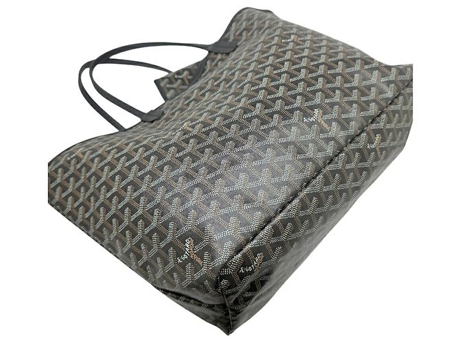 Borsa Tote Goyard Saint Louis PM Marrone Nero - vista 3