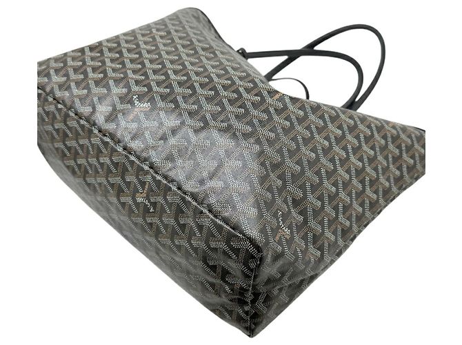 Borsa Tote Goyard Saint Louis PM Marrone Nero - vista 6