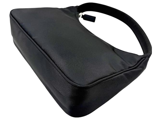 Borsa a tracolla Prada Mini Nylon Black Nero - vista 5