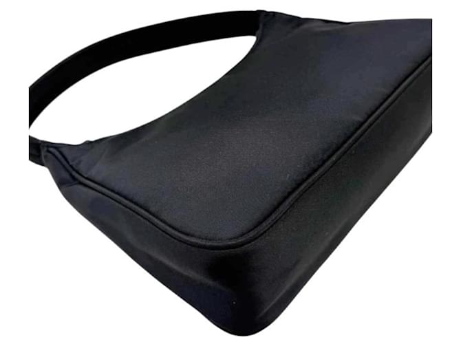 Borsa a tracolla Prada Mini Nylon Black Nero - vista 6