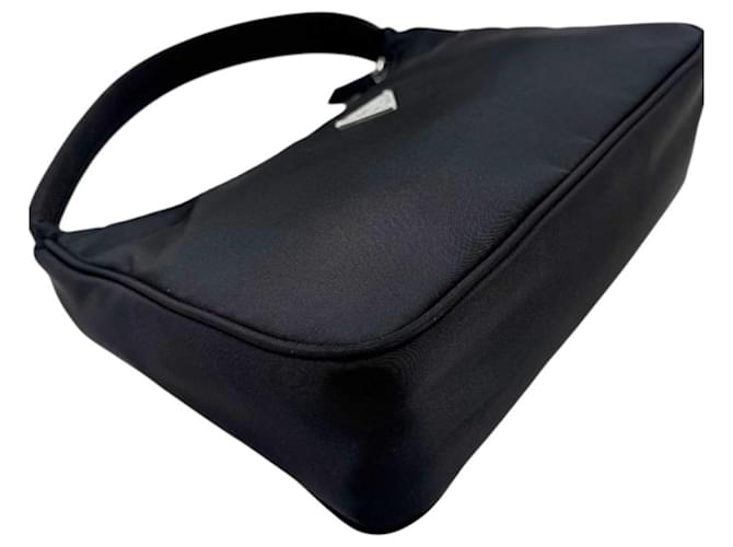 Borsa a tracolla Prada Mini Nylon Black Nero - vista 8