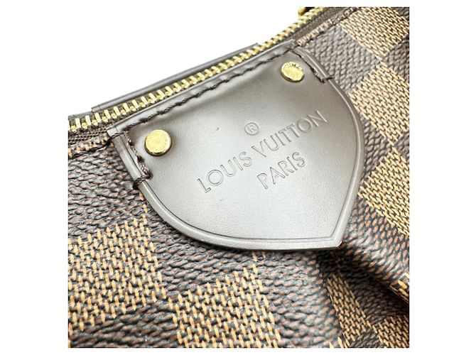 Borsa Louis Vuitton Siena PM Damier Marrone Damier ebene - vista 12