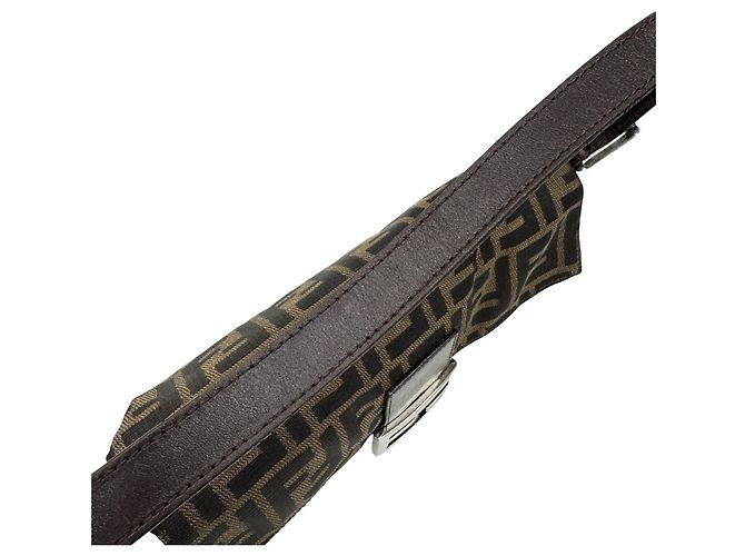 Borsa a secchiello FENDI Zucca Mamma Marrone - vista 11