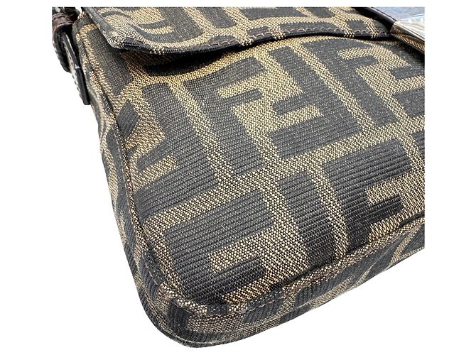 Borsa a secchiello FENDI Zucca Mamma Marrone - vista 6