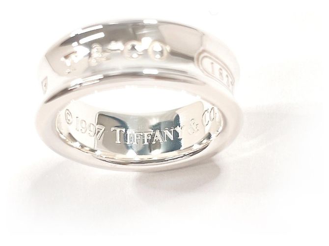 Tiffany & Co Anello Tiffany 1837 Medium in Argento Sterling - vista 3