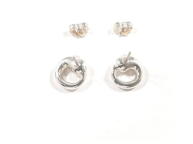Orecchini Tiffany & Co. Eternal Circle Elsa Peretti Argento - vista 3