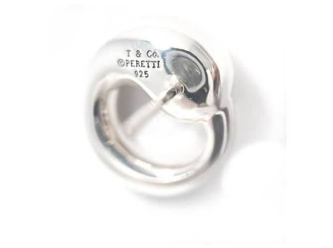 Orecchini Tiffany & Co. Eternal Circle Elsa Peretti Argento - vista 4