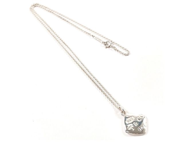 Tiffany & Co Collana Tiffany 1837 Montage Cushion Argento - vista 3