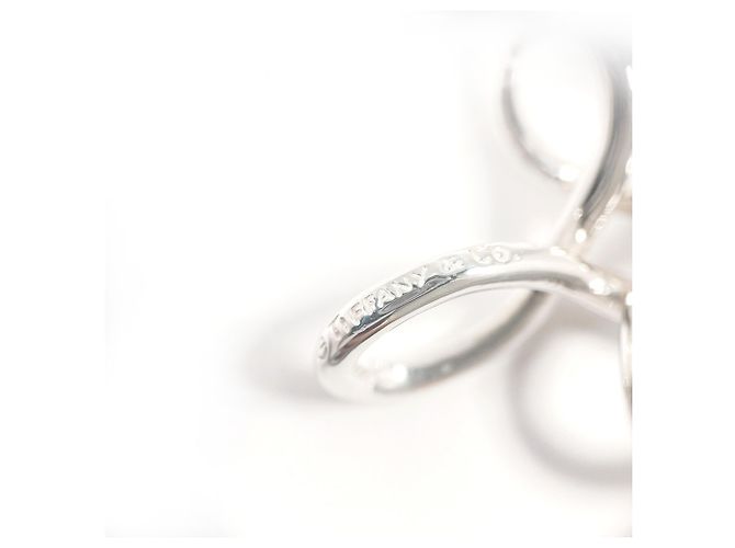 Tiffany & Co Collana Tiffany Infinity Cross Elsa Peretti Argento - vista 4