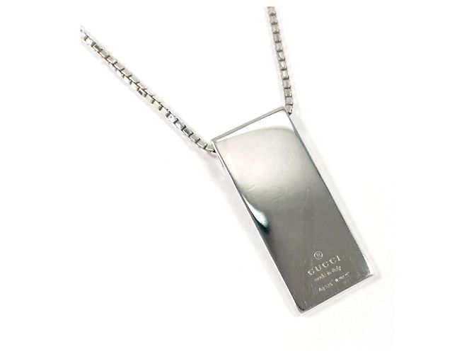Collana a piastra GUCCI in Argento 925 - vista 2