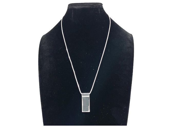 Collana a piastra GUCCI in Argento 925 - vista 7