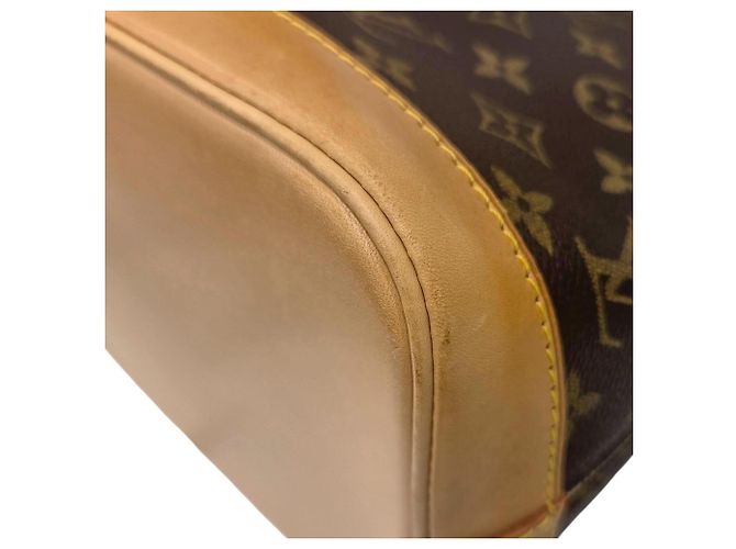 Borsa Louis Vuitton Alma PM Monogram Marrone Monogramma - vista 7