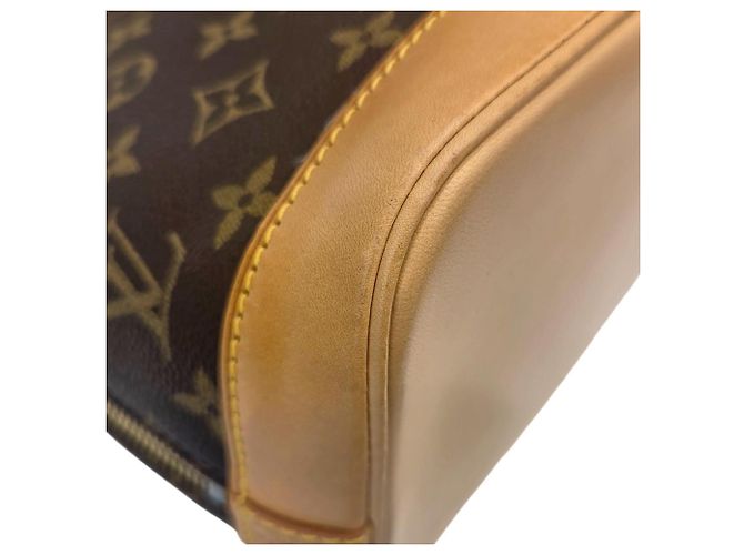 Borsa Louis Vuitton Alma PM Monogram Marrone Monogramma - vista 8