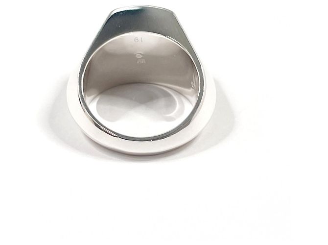 Anello Sigillo Esagono GUCCI Argento - vista 3