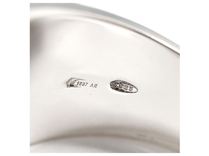 Anello Sigillo Esagono GUCCI Argento - vista 5