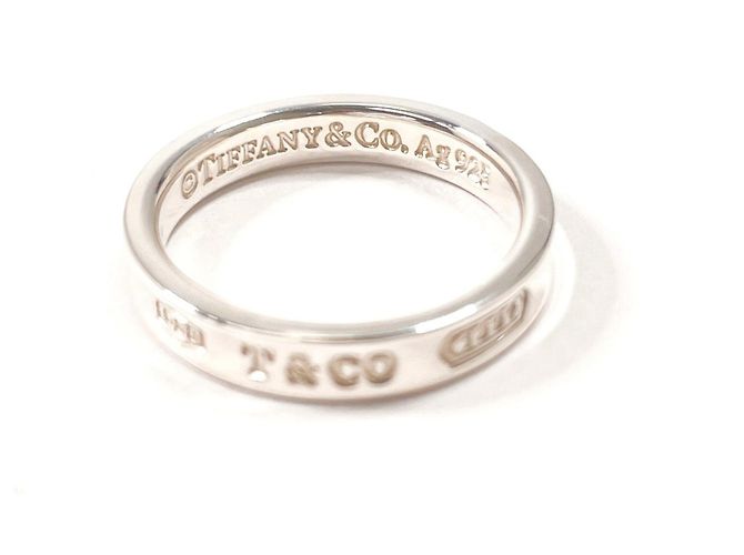 Tiffany & Co Tiffany 1837 Narrow Band Ring Silber - Ansicht 3