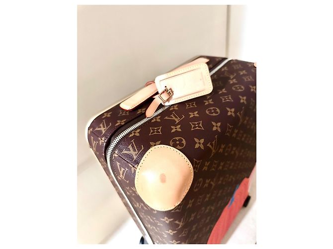 Trolley Louis Vuitton x Yayoi Kusama Monogram Multicolore - vista 3