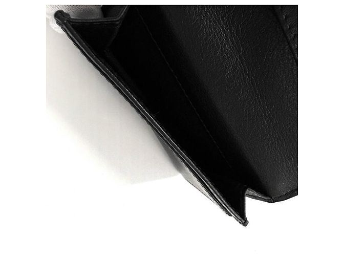 Tarjetero Christian Dior CD Diamond Canvas Negro - vista 6