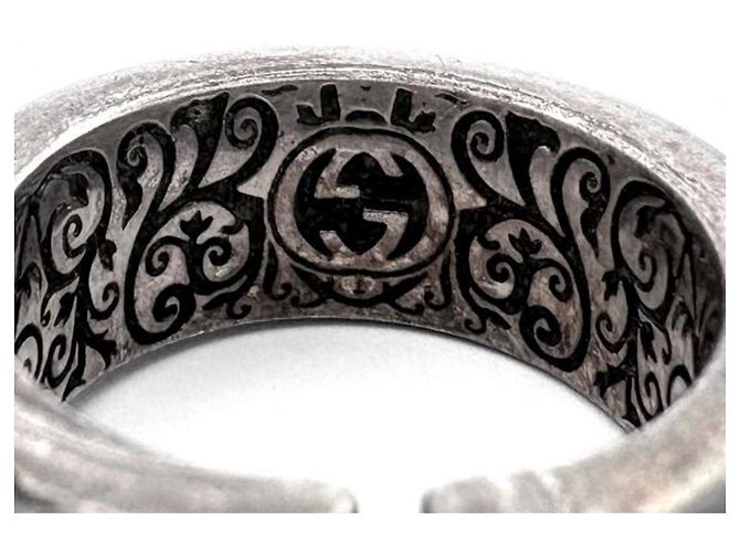 Gucci Garden Ring Katzenkopf SV925 Silber Blau - Ansicht 3