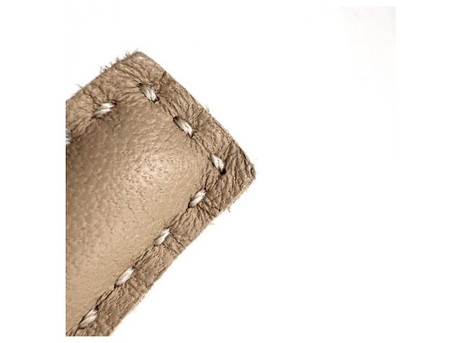 Hermès Agneau Milo Rodeo PM Charm per Borsa Marrone Beige Verde - vista 6