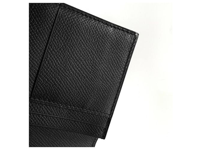 Hermès Hermes Veau Epsom Bearn Soufflé Langbeutel Schwarz - Ansicht 9