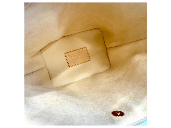 Louis Vuitton LV x TM Takashi Murakami Pouch Schultertasche Weiß Mehrfarben Monogramm - Ansicht 6