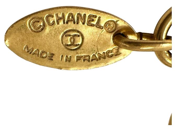 Collana di perle con lunga catena Chanel 3893, placcata oro D'oro - vista 5