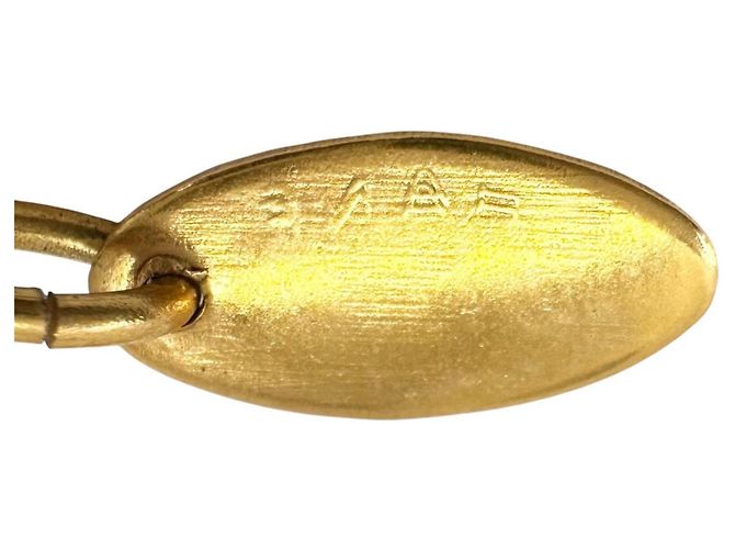 Collana di perle con lunga catena Chanel 3893, placcata oro D'oro - vista 6