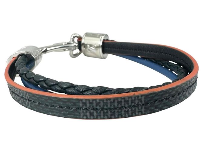 Bracciale con charm da uomo Louis Vuitton Marrone Nero Blu - vista 5