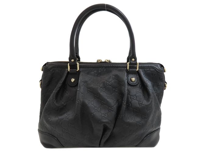 Borsa Tote 2-Way Gucci Sukey GG Nero - vista 2