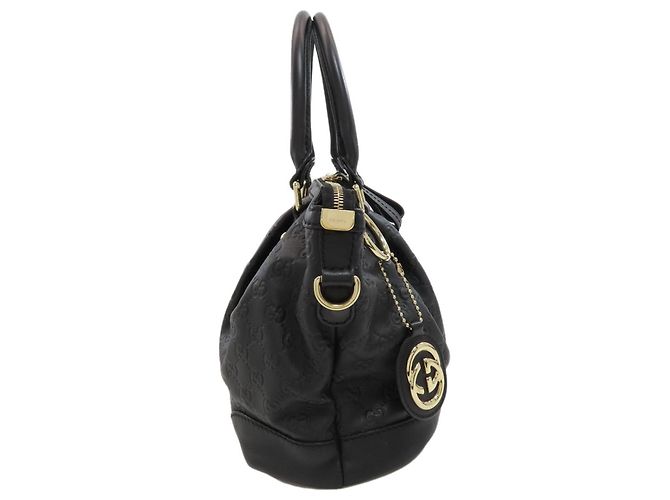 Borsa Tote 2-Way Gucci Sukey GG Nero - vista 3