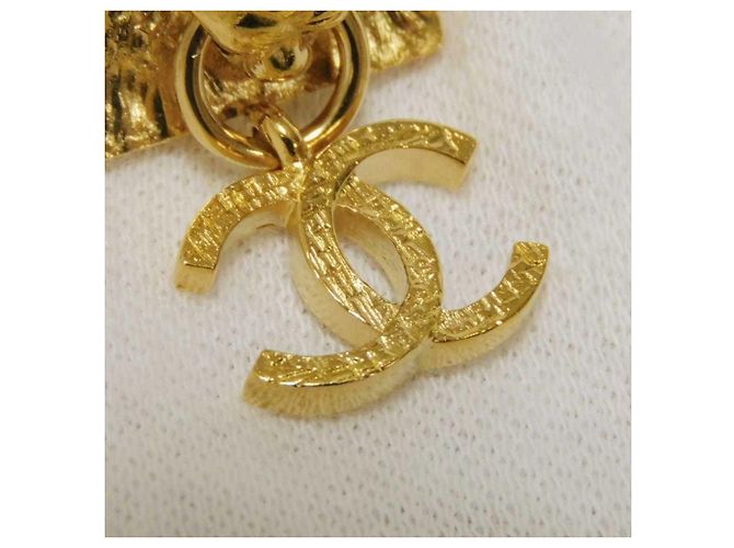 Orecchini a lobo Chanel Gold Lion Square Coco Mark Swing Drop D'oro - vista 6