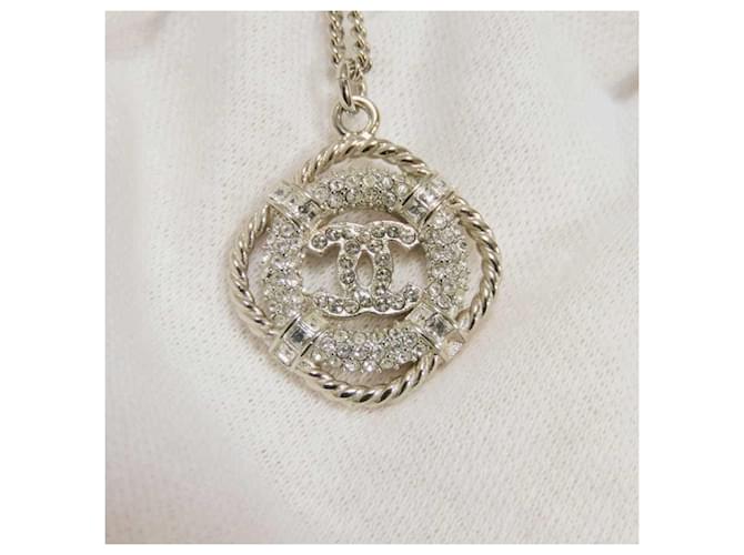 Collana Chanel Crystal Rope Circle Argento - vista 4