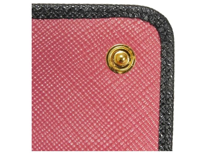 Portachiavi in pelle Saffiano Prada Nero - vista 11