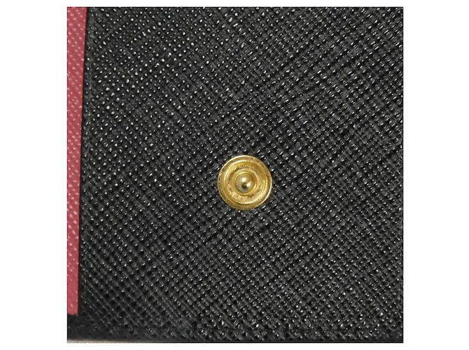 Portachiavi in pelle Saffiano Prada Nero - vista 7