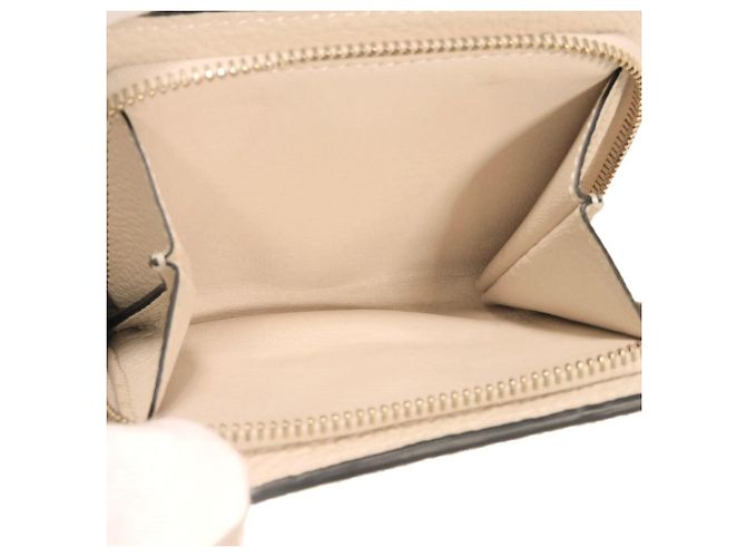 Portafoglio bi-fold Chloé in vitello bianco - vista 19