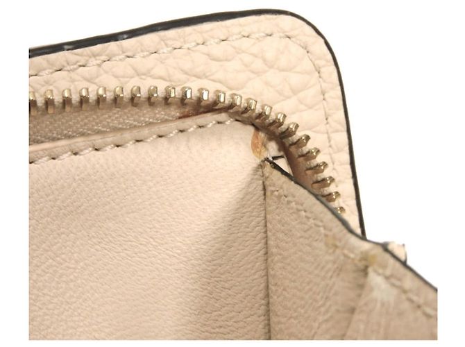 Portafoglio bi-fold Chloé in vitello bianco - vista 21