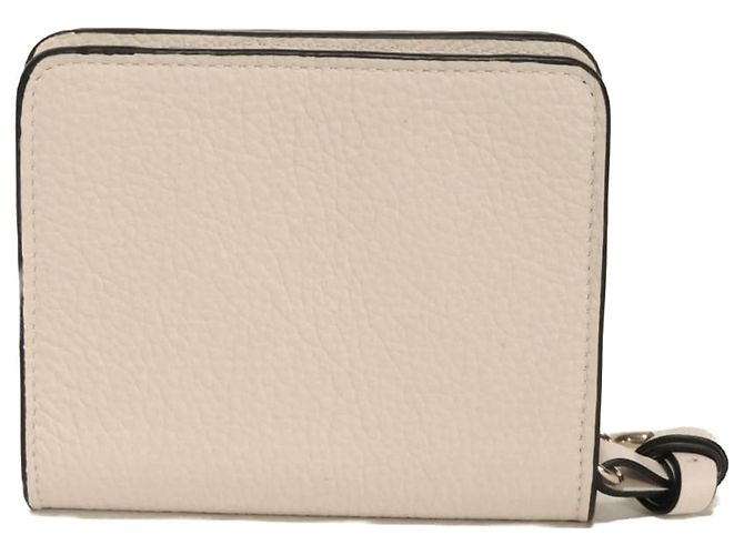 Portafoglio bi-fold Chloé in vitello bianco - vista 3